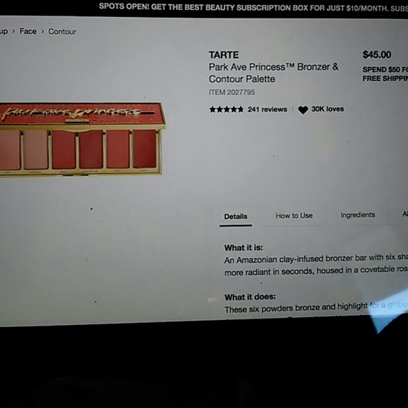 Tarte Park ave princess - Picture 2 of 7